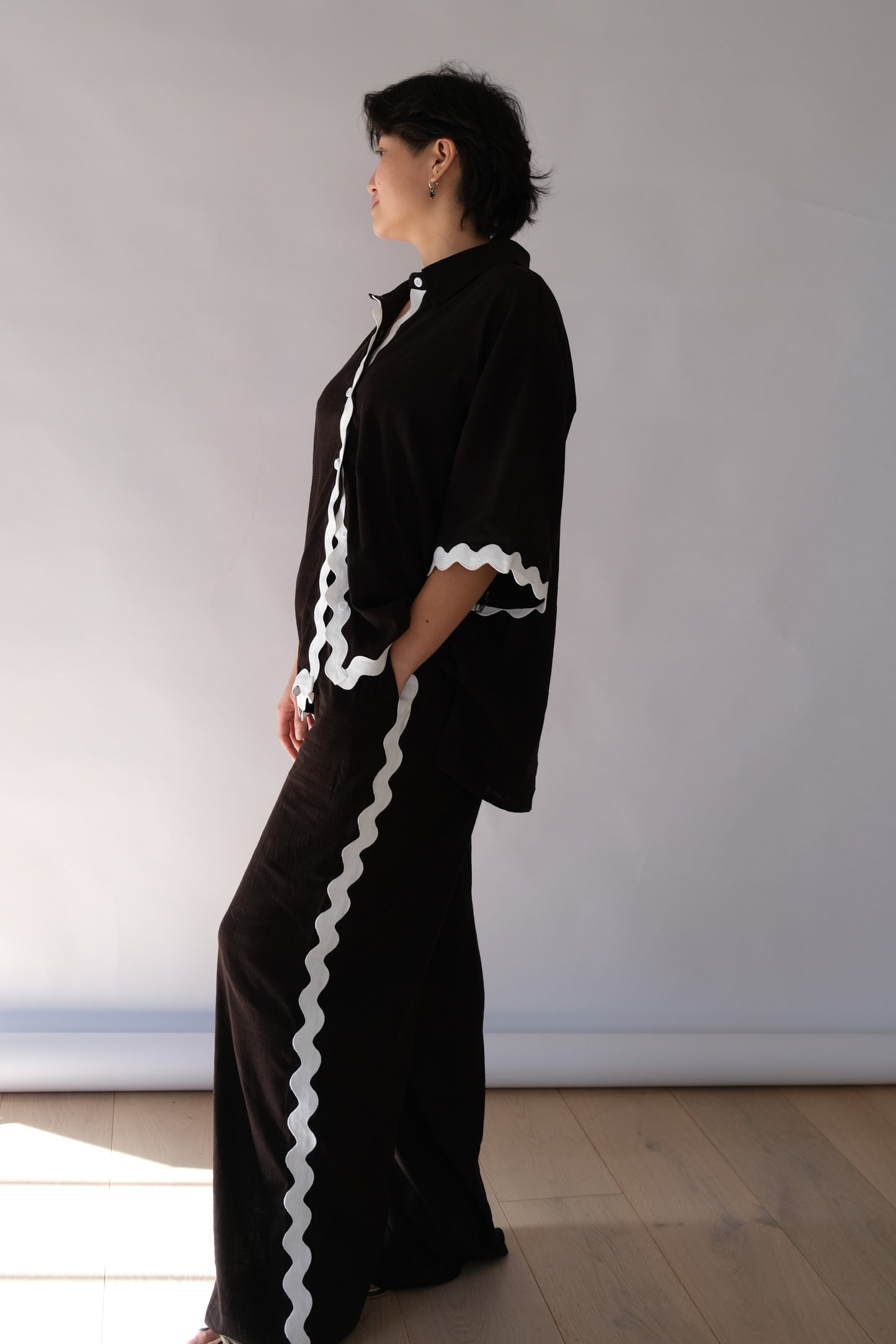 Tanah Monochrome Ric Rac Set