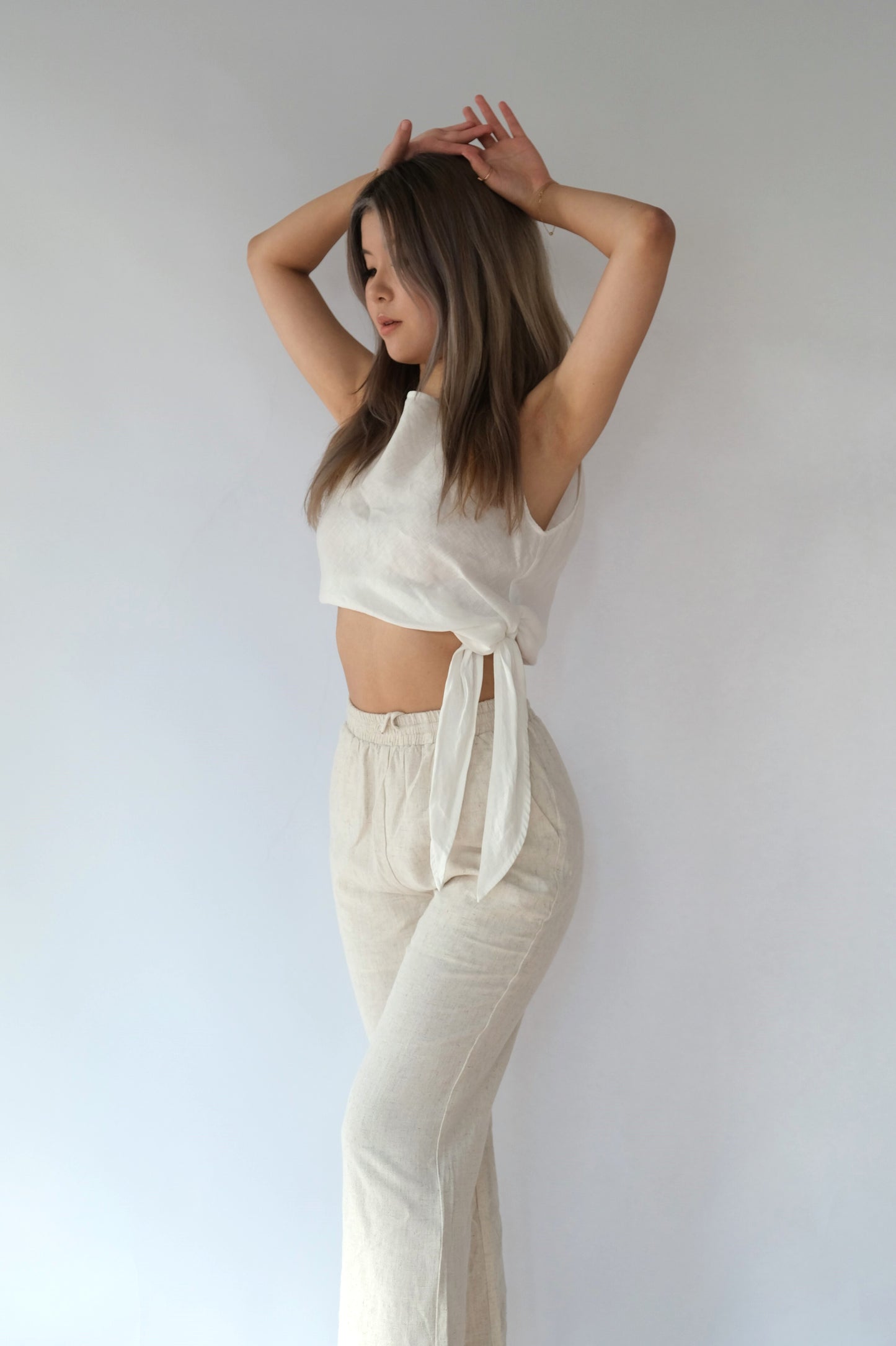 Adele Linen Sleeveless Top
