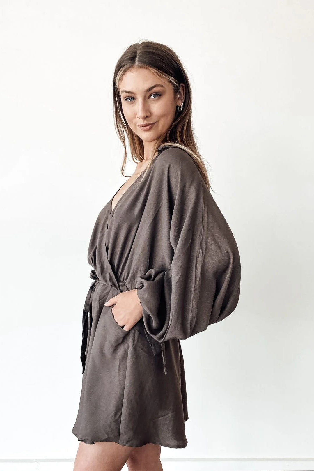 Inti Lounge Dress (Chocolate)