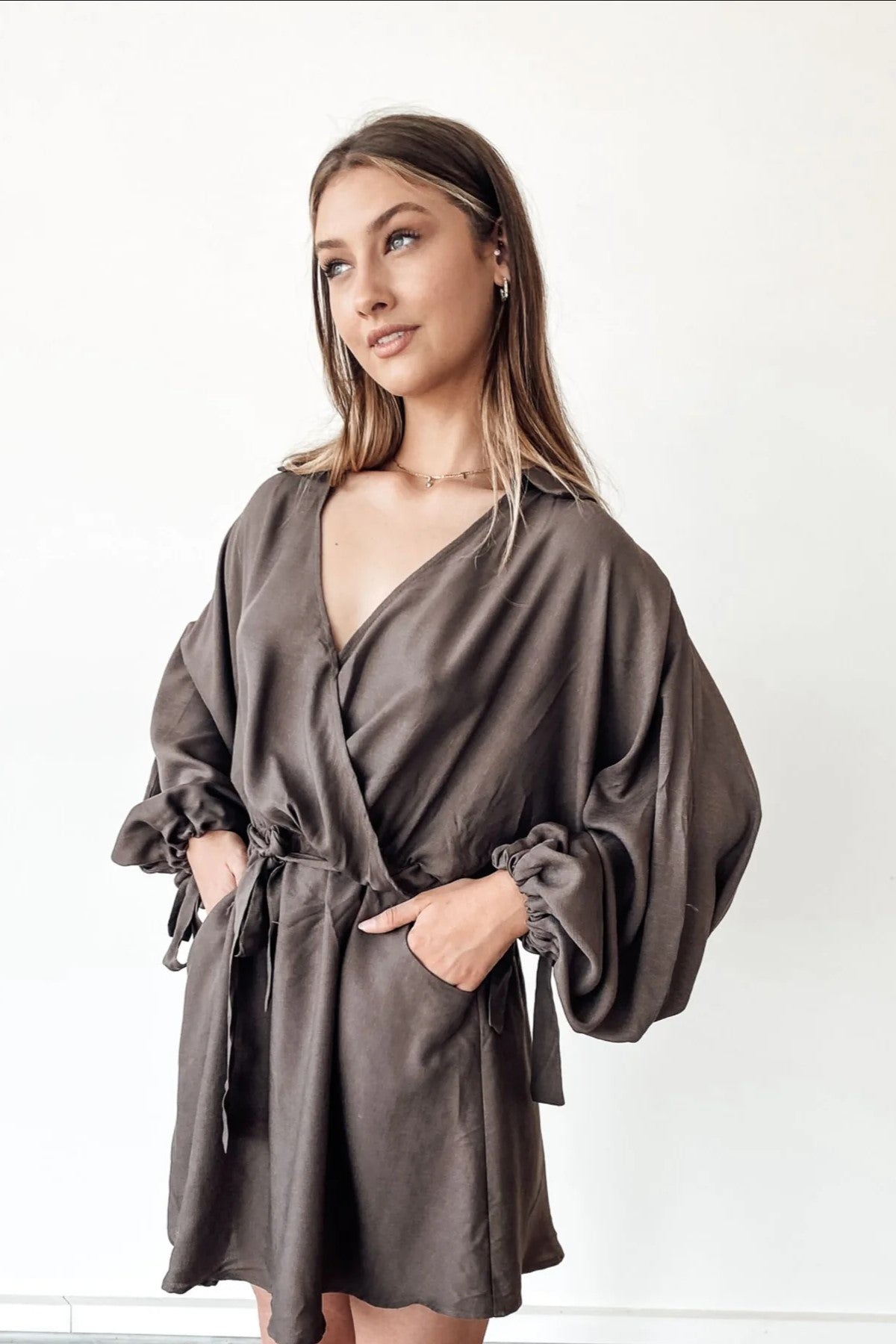 Inti Lounge Dress (Chocolate)