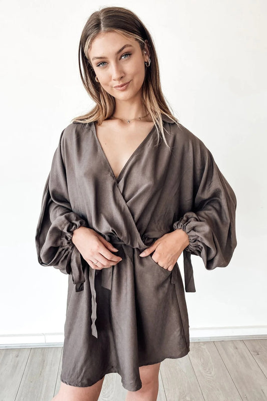 Inti Lounge Dress (Chocolate)